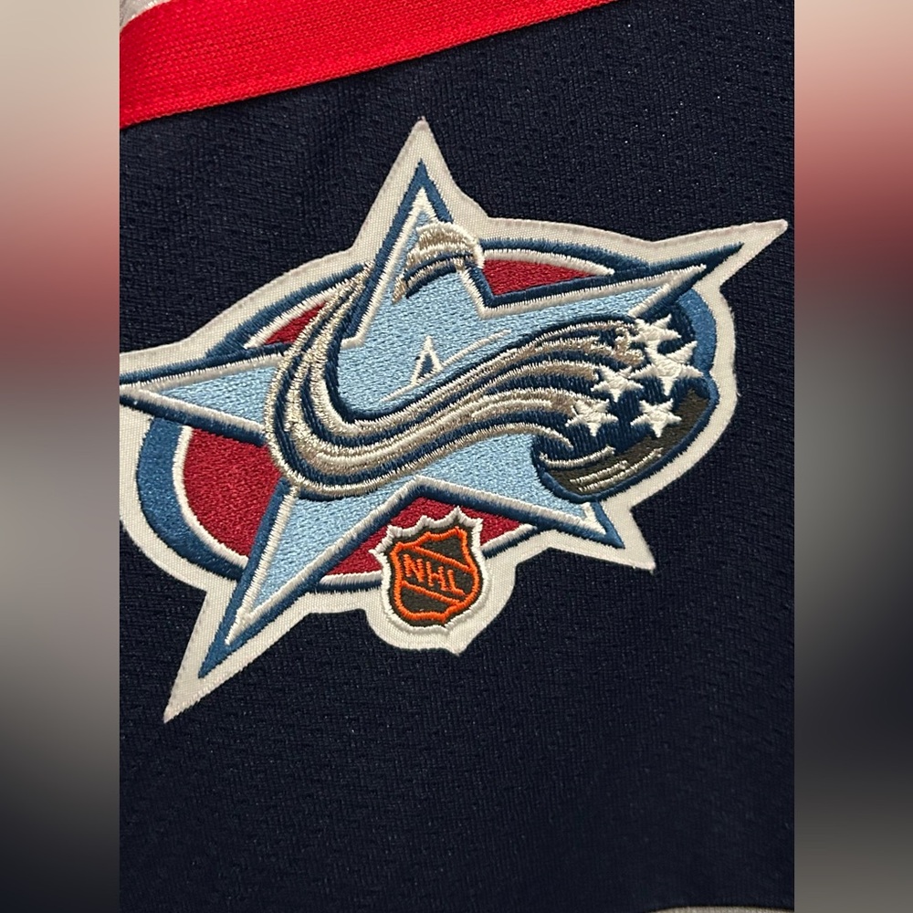 2001 NHL All Star Game Team North America Colorado Large L Vintage Hockey Jersey - Picture 2 of 5